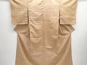 横段織り出し手織り紬着物